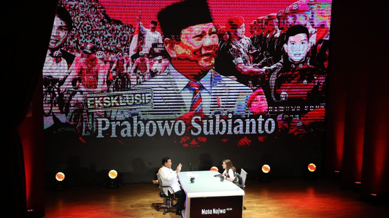 Wawancara Najwa Shihab dengan Prabowo Subianto (SinPo.id/ Tim Media Prabowo)