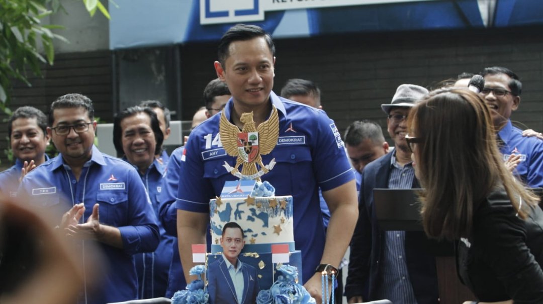 Ketua Umum DPP Partai Demokrat Agus Harimurti Yudhoyono (AHY) (SinPo.id/ Ashar)