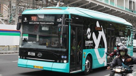 Bus listrik Transjakarta (SinPo.id/ Dok. Transjakarta)