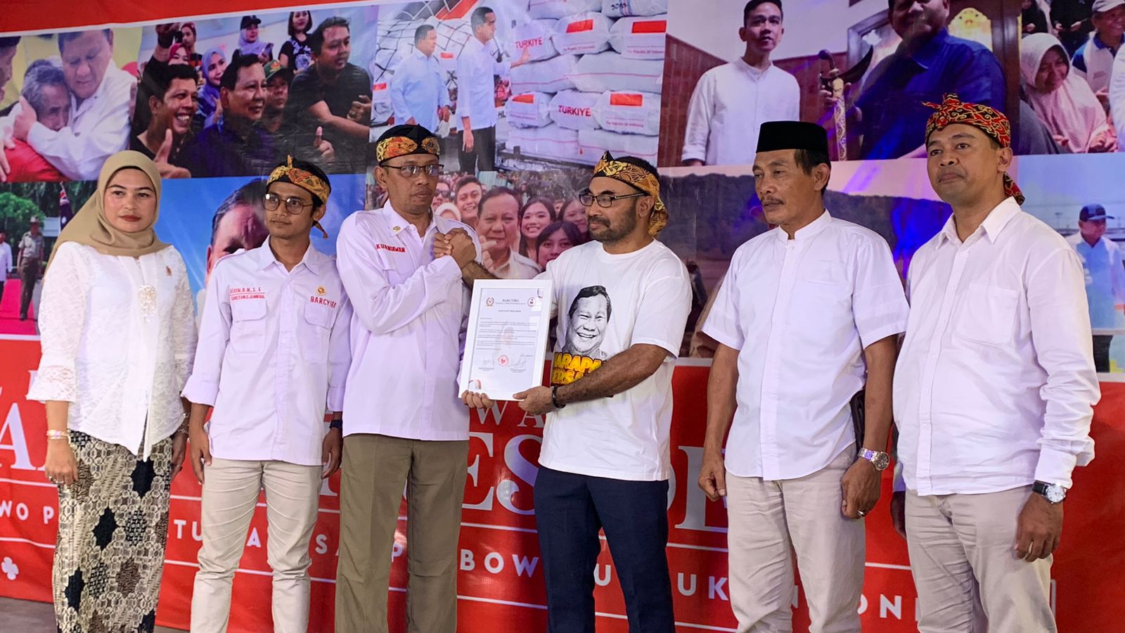Deklarasi relawan Barcyira di rumah besar relawan 08, Jakarta (Sinpo.id)