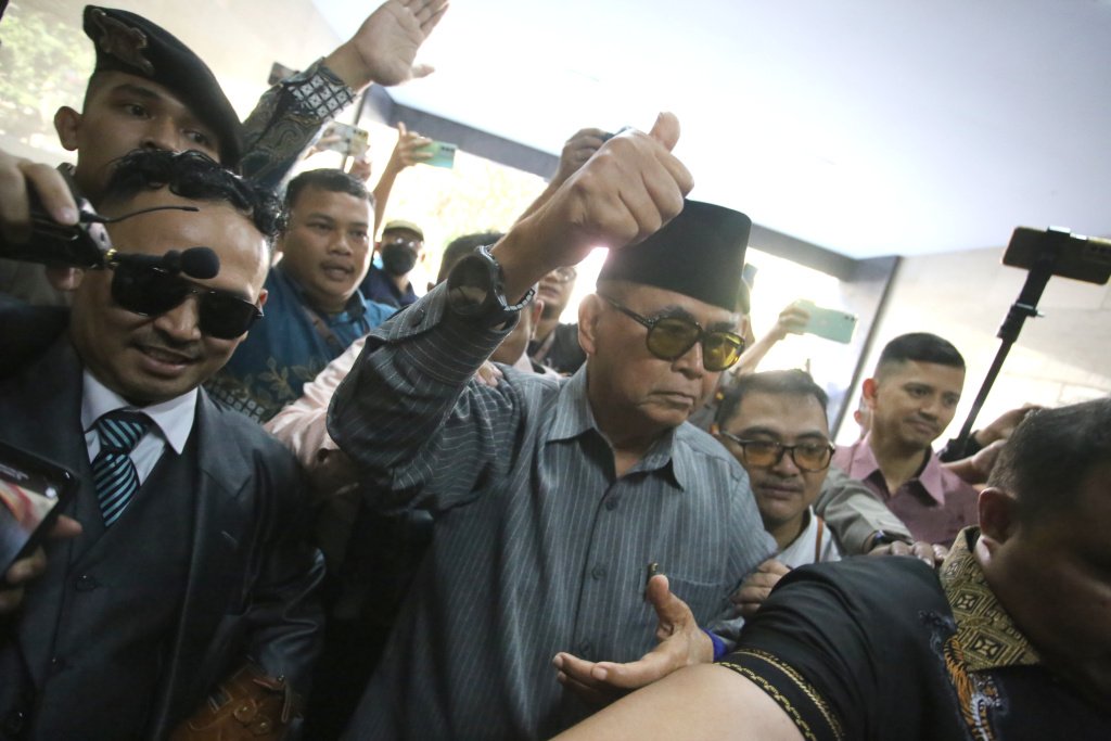 Pemimpin Pondok Pesantren Al Zaytun Panji Gumilang. (Ashar/SinPo.id)