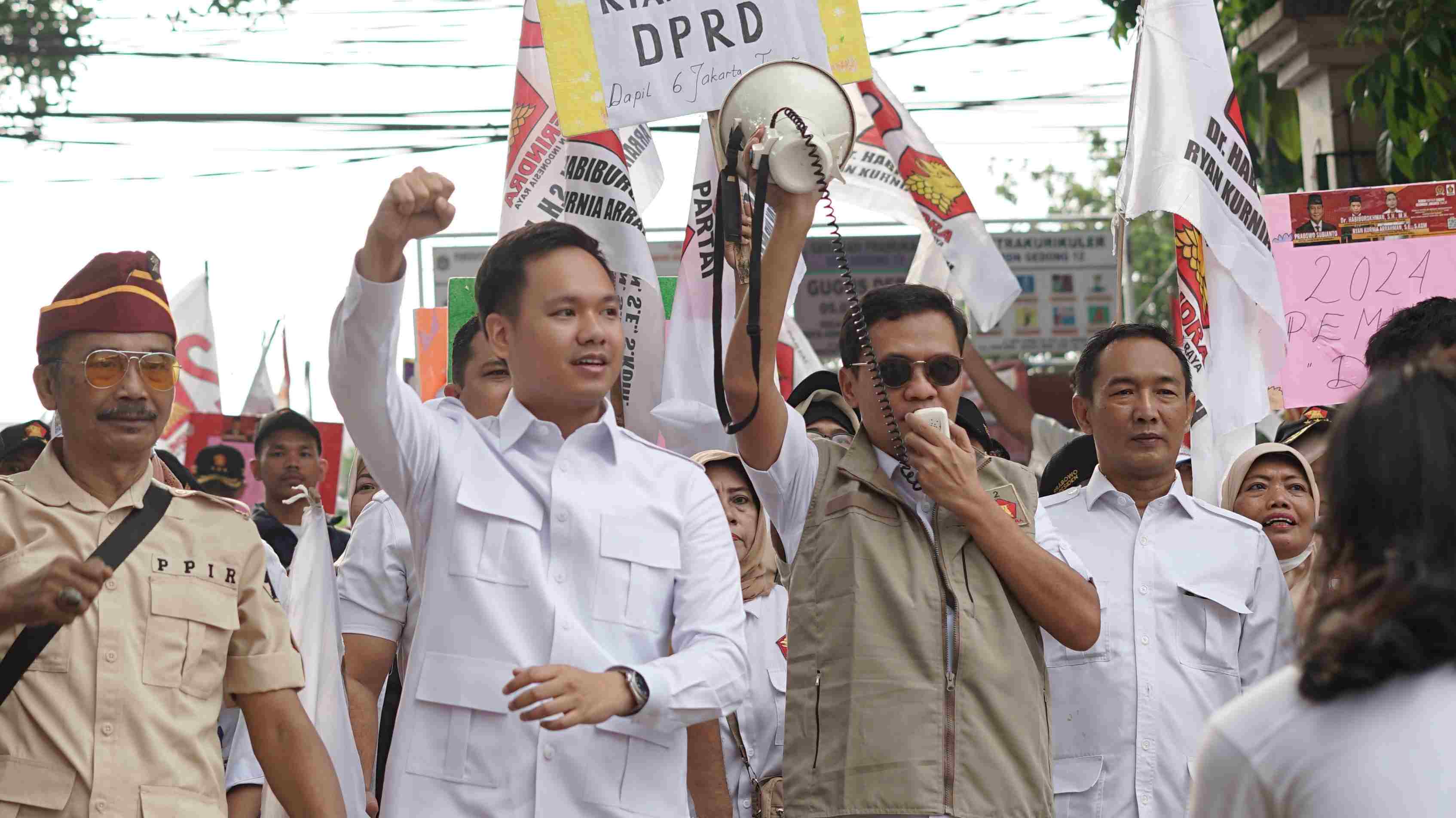 Waketum Partai Gerindra Habiburokhman saat konsolidasi Gerindra Jaktim (SinPo.id/ Dok. Gerindra)