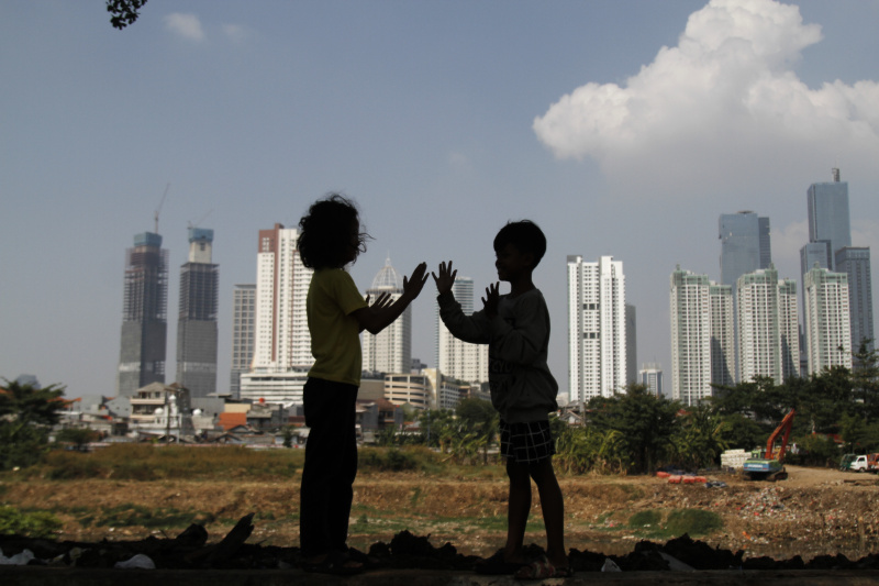 Jakarta masuk peringkat ketiga dengan kualitas polusi udara terburuk di dunia (Ashar/SinPo.id)