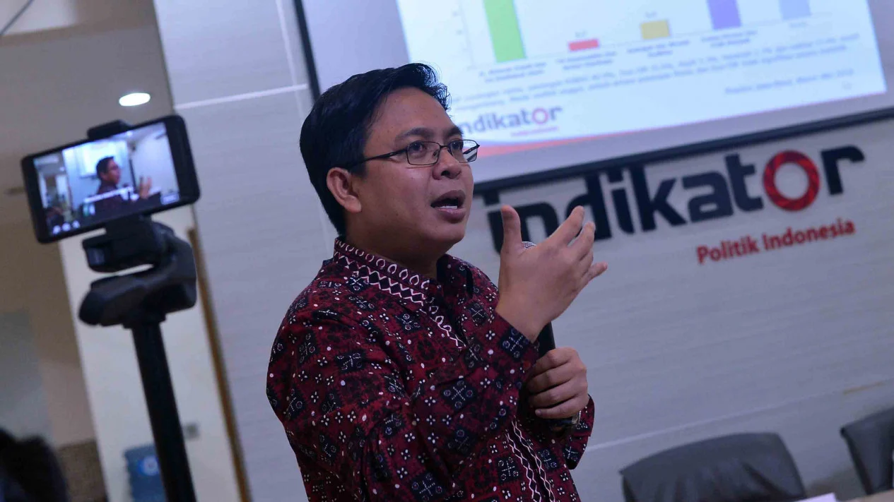 Direktur Eksekutif Indikator Politik Indonesia Burhanuddin Muhtadi. (SinPo.id/Antara)