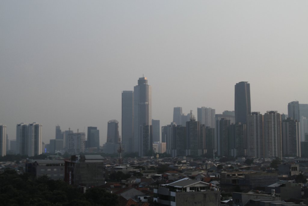 Polusi udara di Jakarta (SinPo.id/ Ashar)