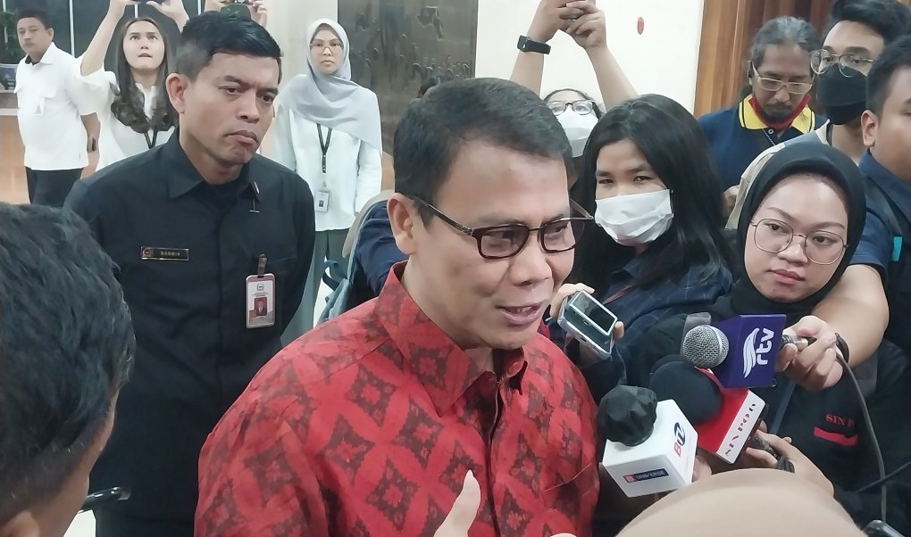 Ketua DPP PDI Perjuangan, Ahmad Basarah (SinPo.id/ Galuh Ratnatika)