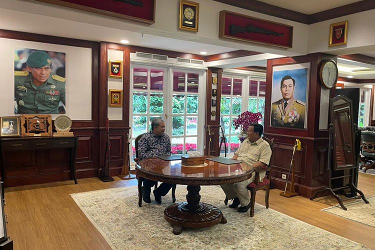 Potret kebersamaan Prabowo dan Fahri Hamzah (Sinpo.id/Tim Media)