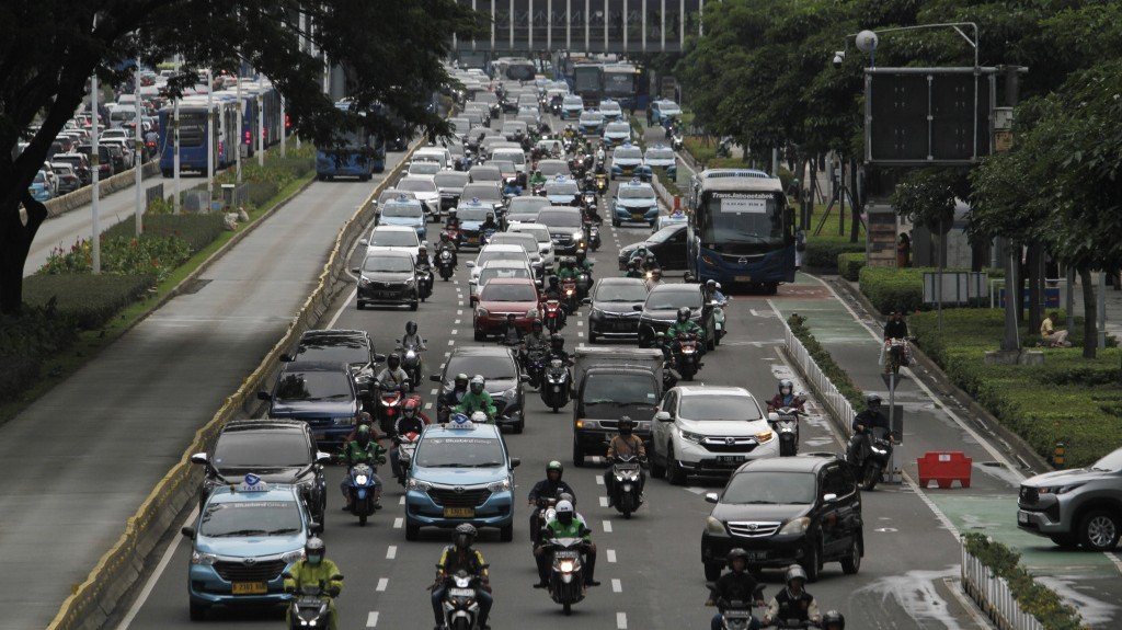 Kemacetan di Jakarta (SinPo.id/ Ashar)