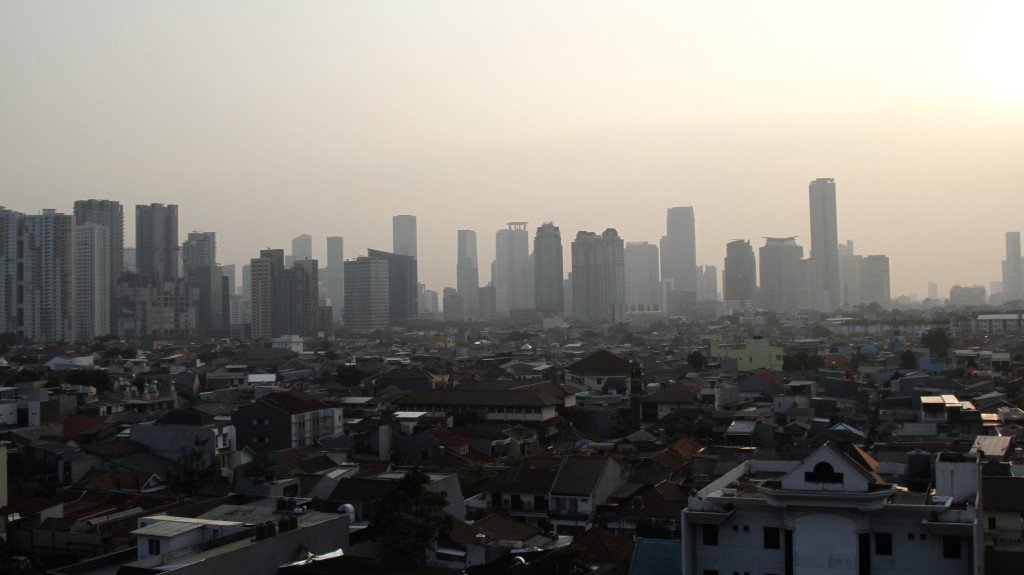 Polusi udara di Jakarta (SinPo.id/ Ashar)