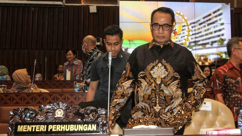 Menteri Perhubungan Budi Karya Sumadi (SinPo.id/ Ashar)