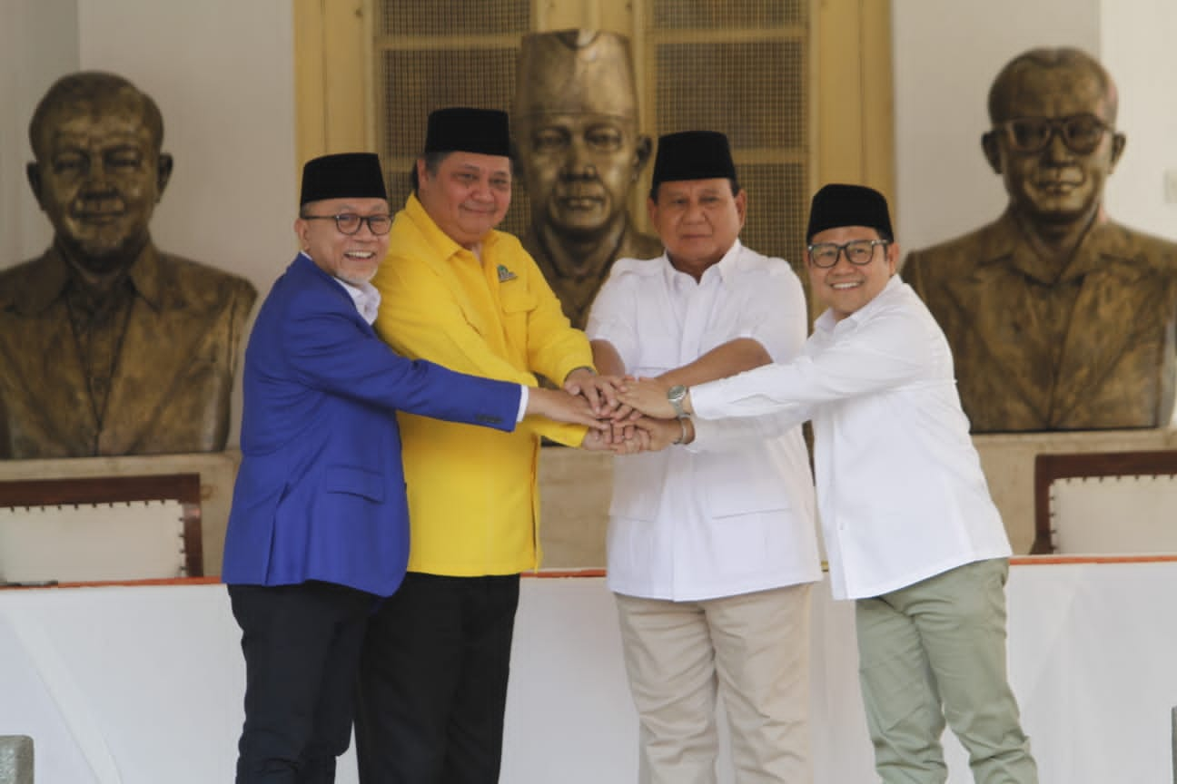 Deklarasi dukungan Golkar dan PAN untuk Prabowo Subianto (Sinpo.id/Ashar)