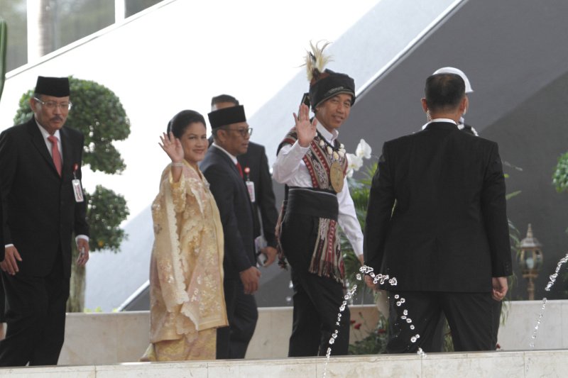 Presiden Jokowi menghadiri Sidang Tahunan MPR RI. (SinPo.id/Ashar)