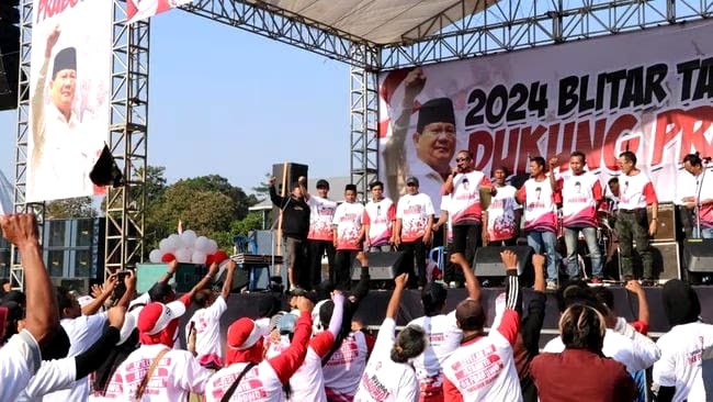 Deklarasi dukungan relawan Khofifah untuk Prabowo Subianto (Sinpo.id/Tim Media)