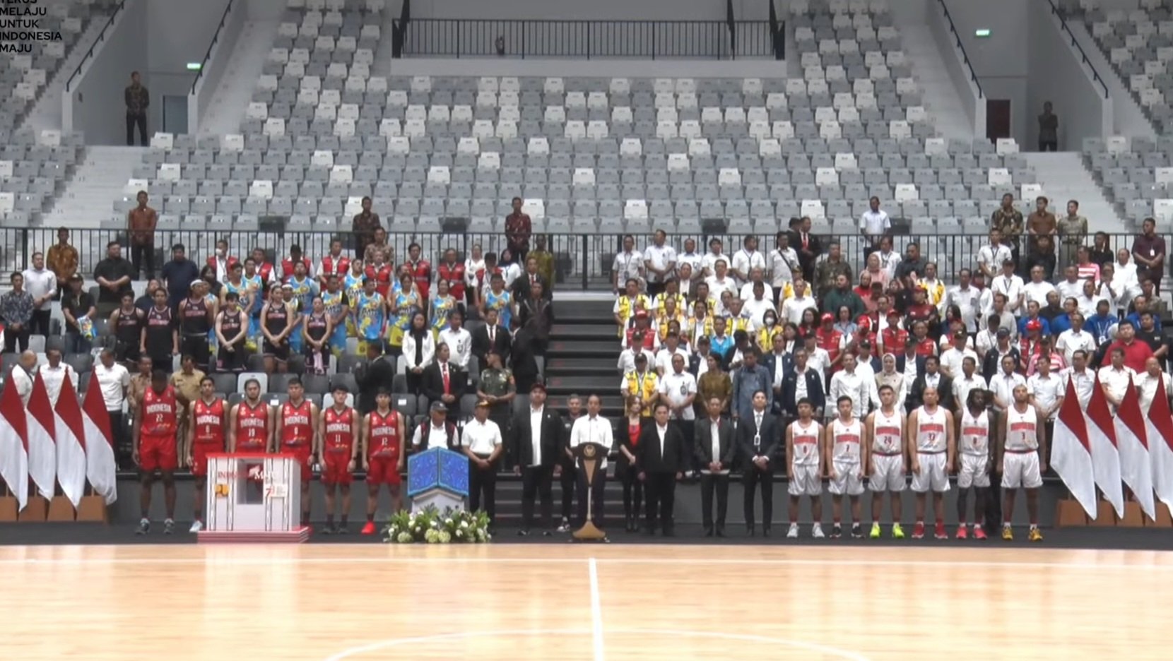 Presiden Joko Widodo saat resmikan Indonesia Arena di GBK (SinPo.id/ Setpres)