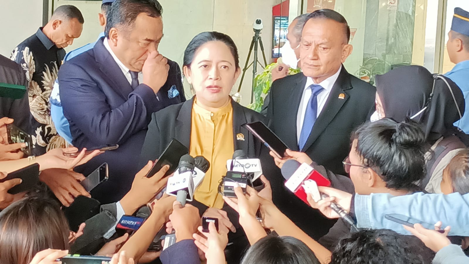 Ketua DPR RI Puan Maharani (SinPo.id/ Galuh Ratnatika)