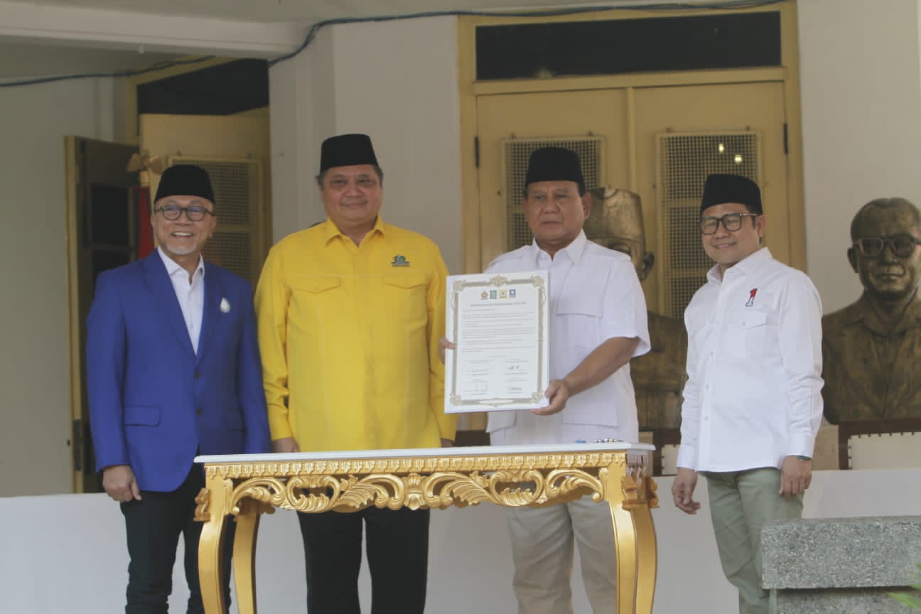 Deklarasi dukungan PAN dan Golkar untuk Prabowo (Sinpo.id/Ashar)