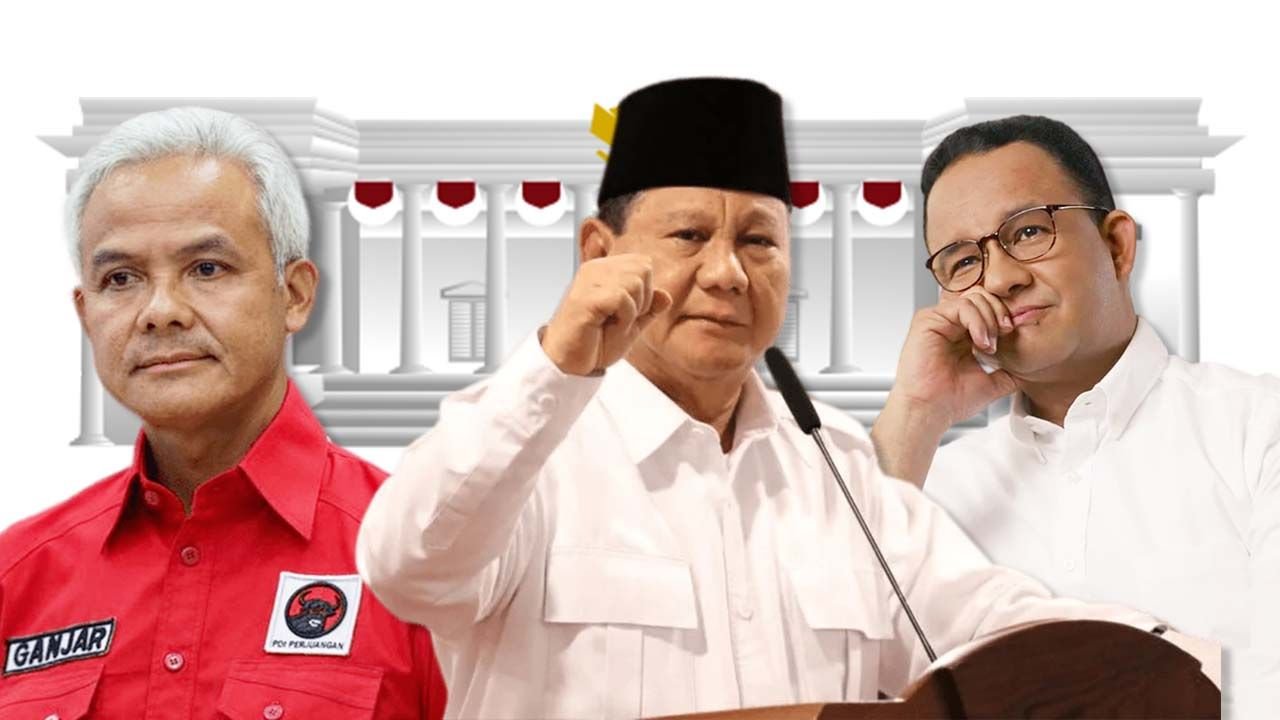 Survei Polmatrix Elektabilitas Prabowo Persen Ungguli Ganjar Dan