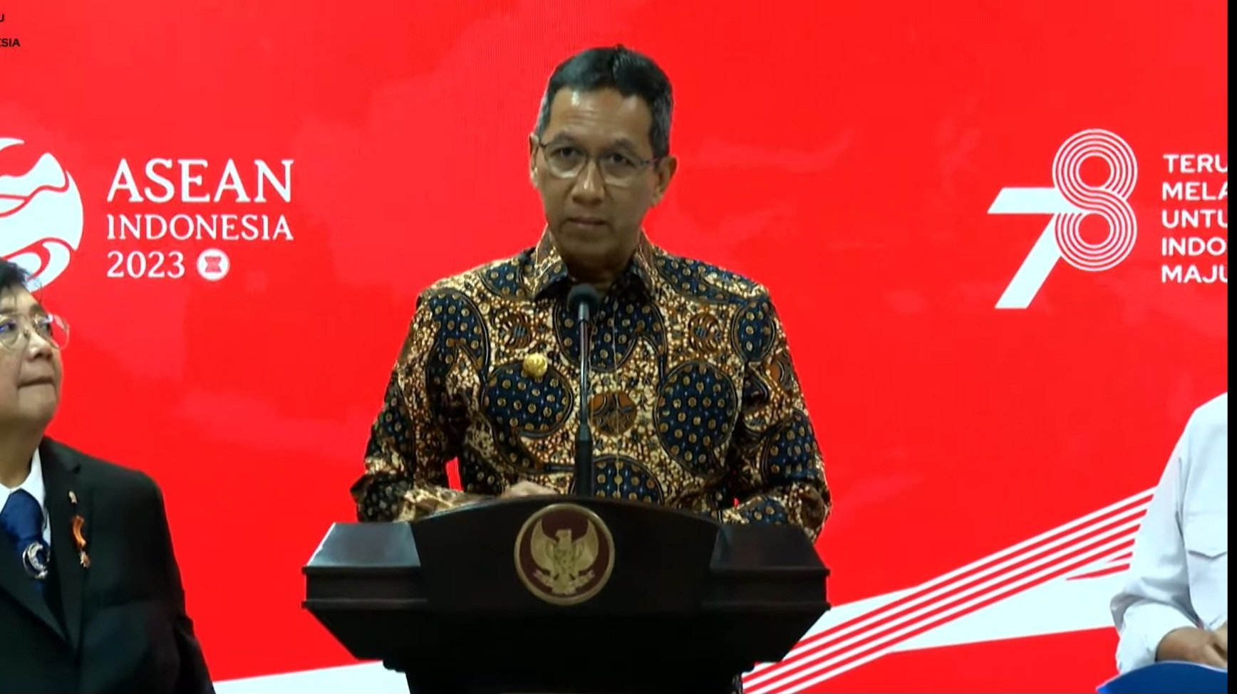 Pj Gubernur DKI Jakarta Heru Budi Hartono (SinPo.id/ Setkab)