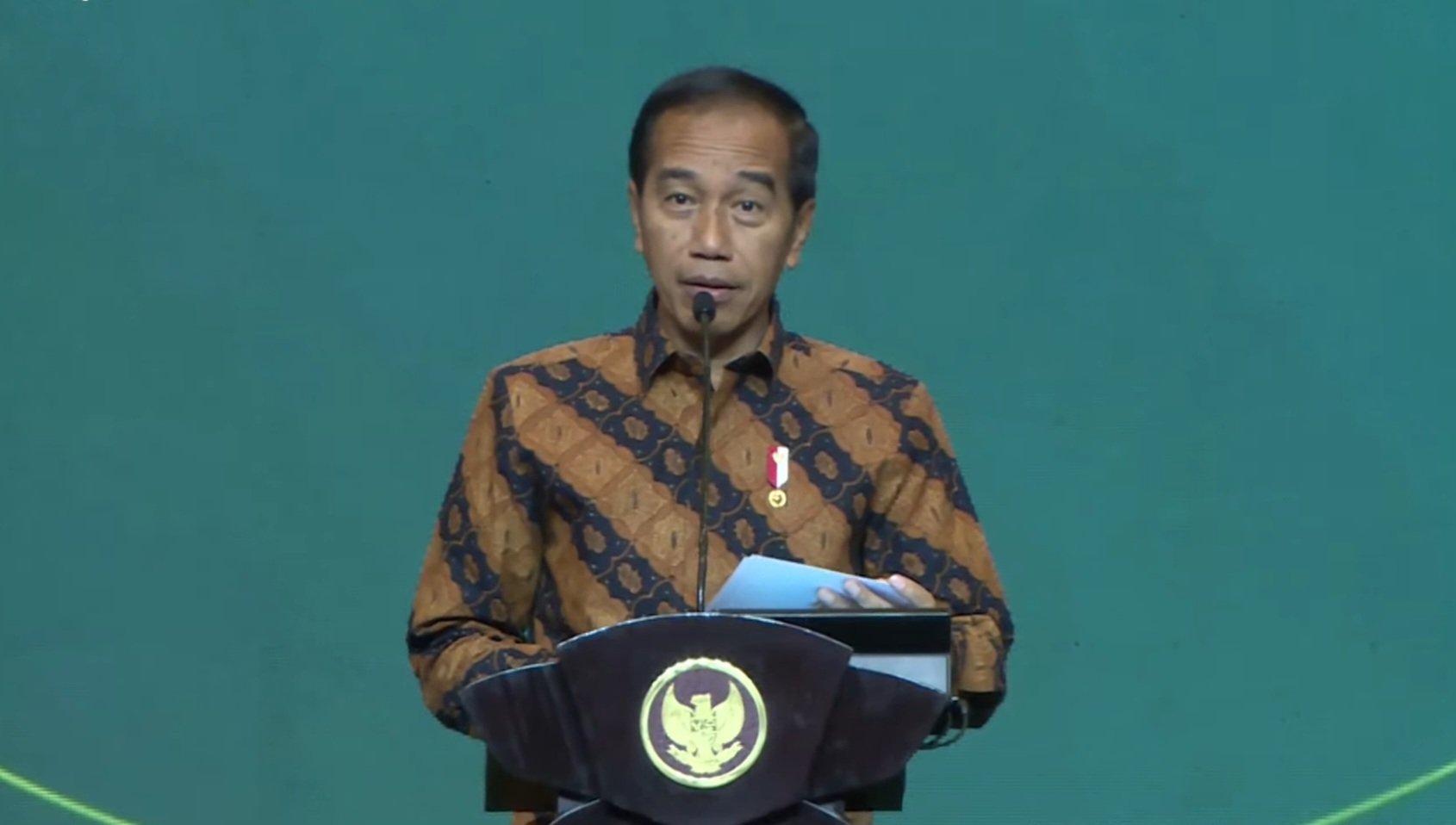 Presiden Jokowi membuka acara International Furniture & Craft Fair Indonesia (IFFINA) 2023 (SinPo.id/Setkab)