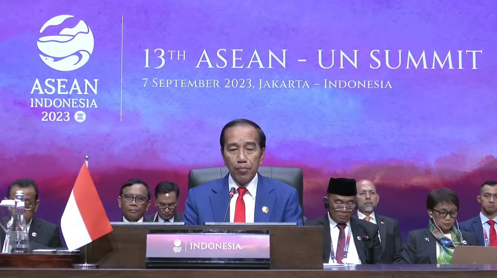 Presiden Joko Widodo saat memimpin KTT ASEAN (SinPo.id/ Setkab)