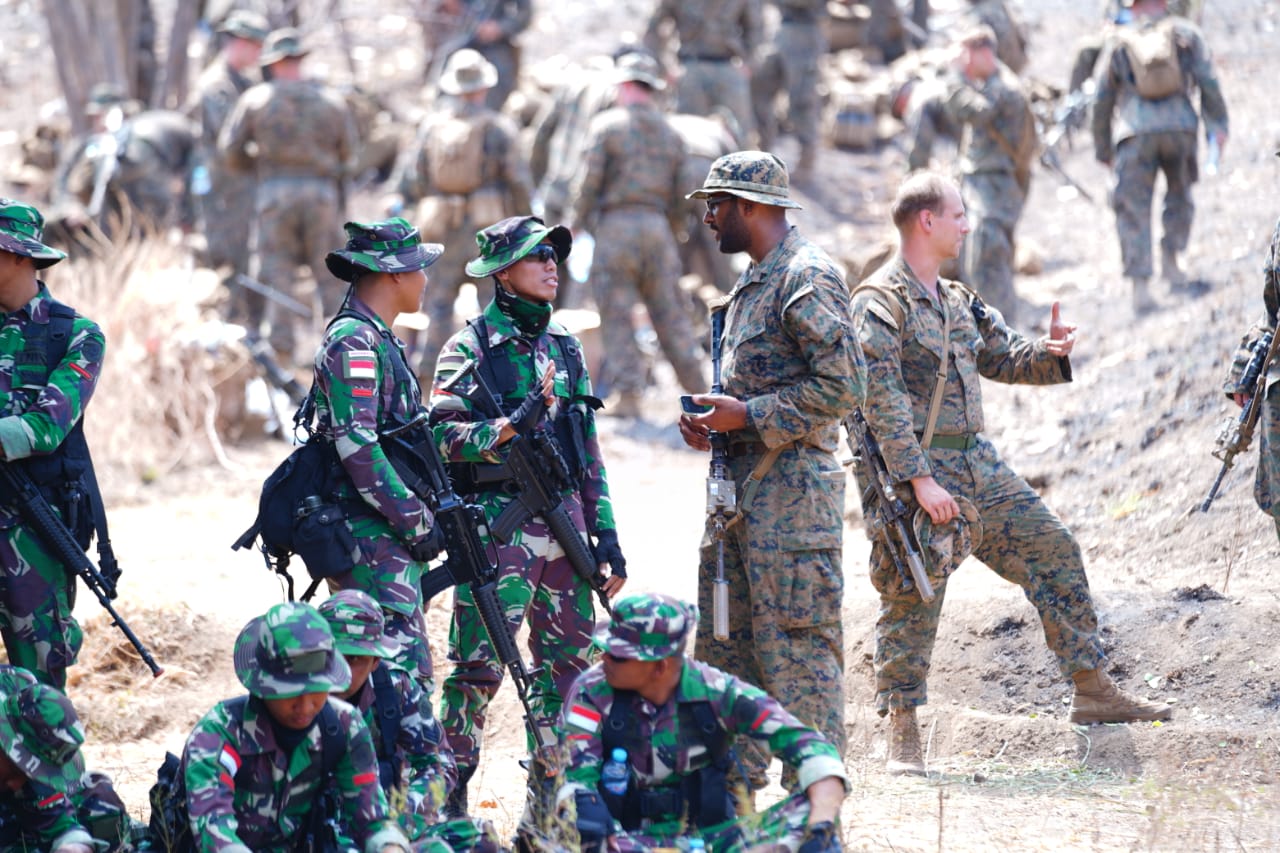 Pertajam Teknik Dan Naluri Bertempur Pasukan Tni Dan Us Gelar Latihan