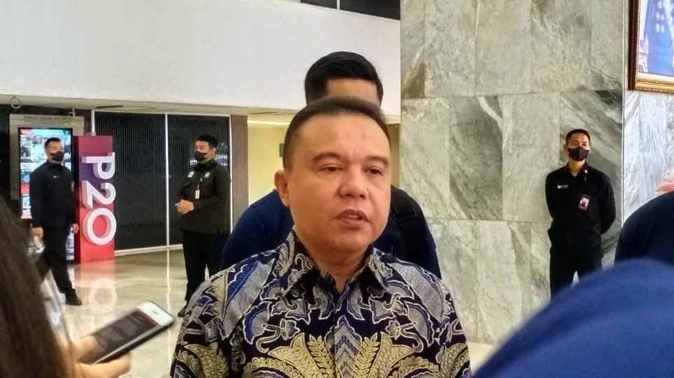 Ketua Harian DPP Partai Gerindra Dasco (SinPo.id/ Galuh Ratnatika)