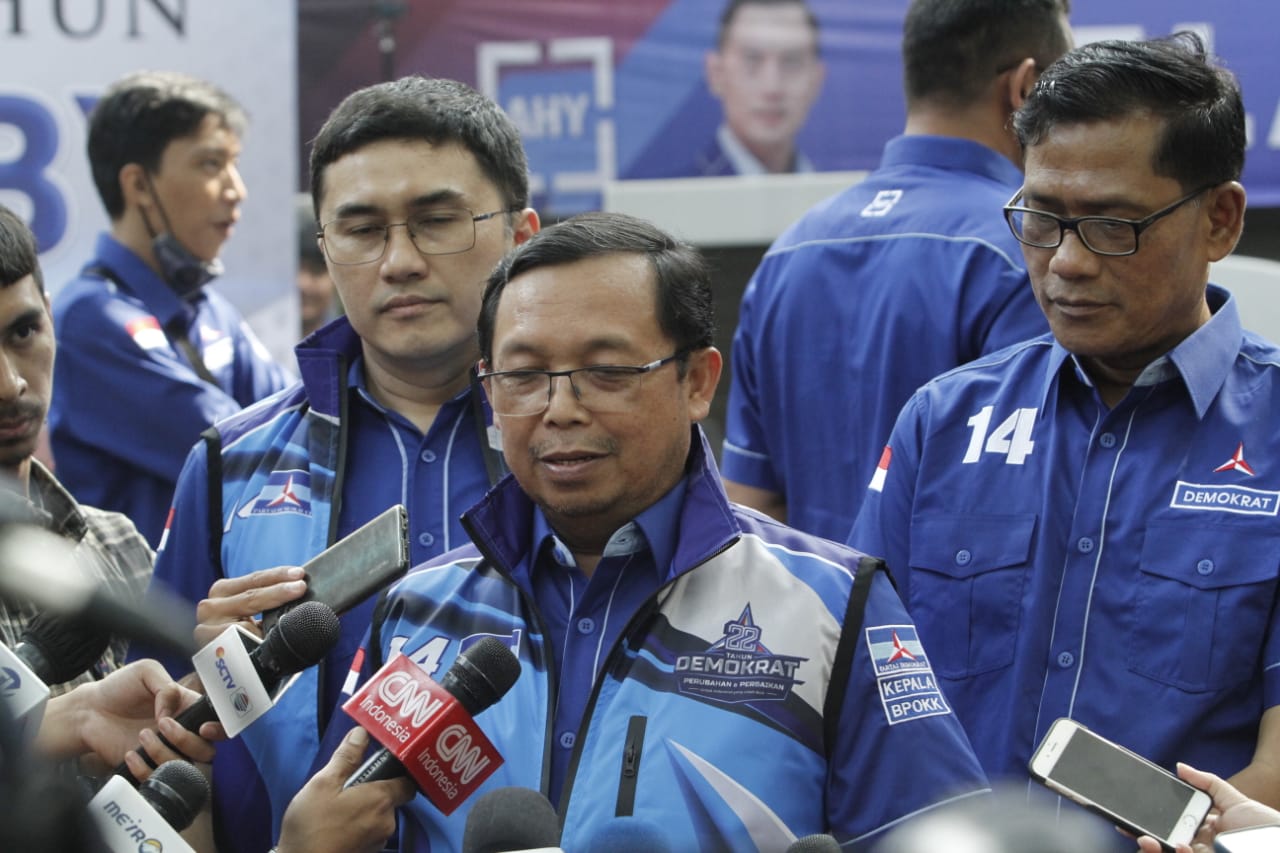 Ketua Badan Pembina Organisasi, Kaderisasi, dan Keanggotaan (BPOKK) Partai Demokrat Herman Khaeron. (SinPo.id/Ashar)