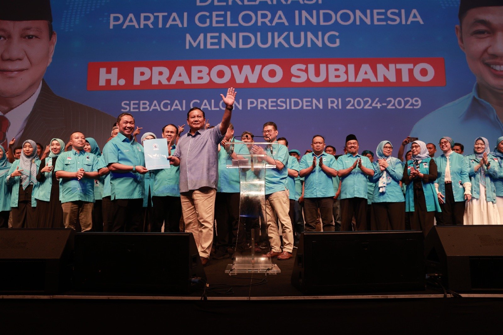 Bakal capres Prabowo Subianto. (SinPo.id/Tim Media)