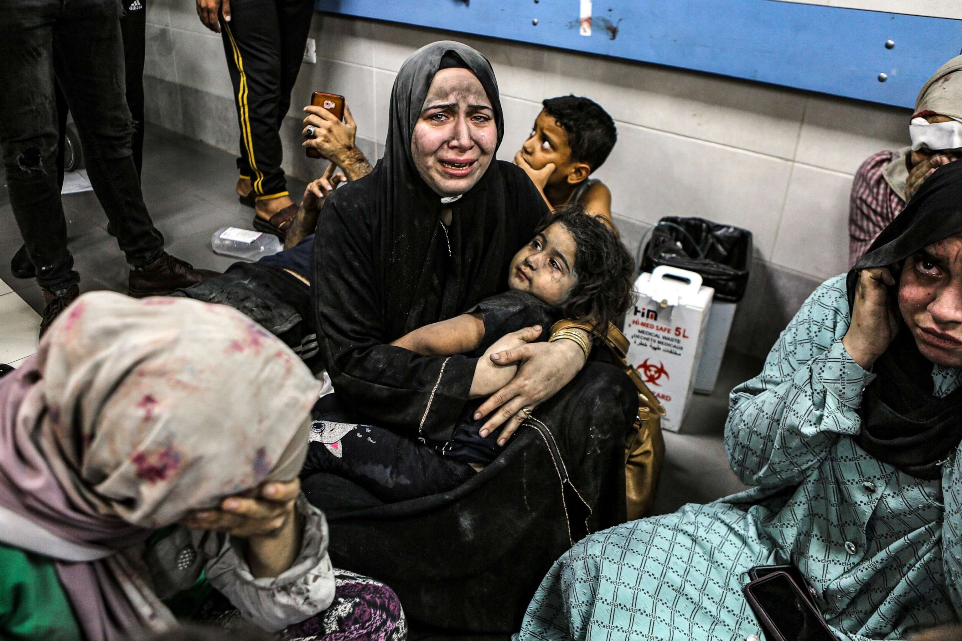 Serangan udara Israel di Rumah Sakit Arab al-Ahli di Gaza menewaskan lebih dari 500 orang. (SinPo.id/AP)