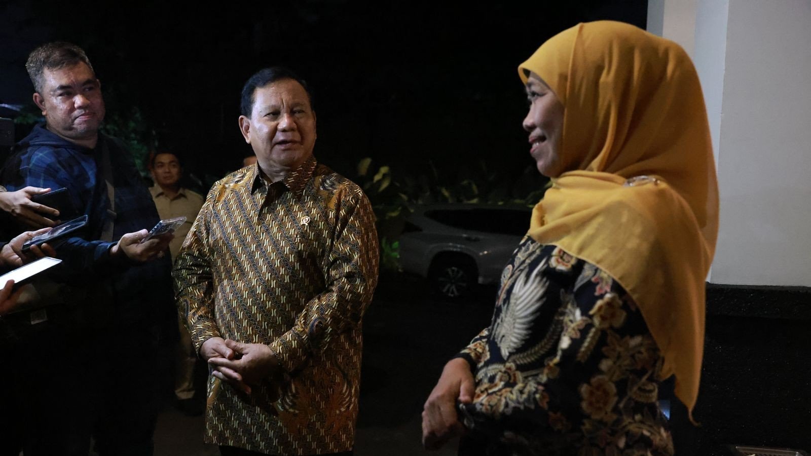 Khofifah saat bertemu dengan Prabowo (Sinpo.id/Tim Media)