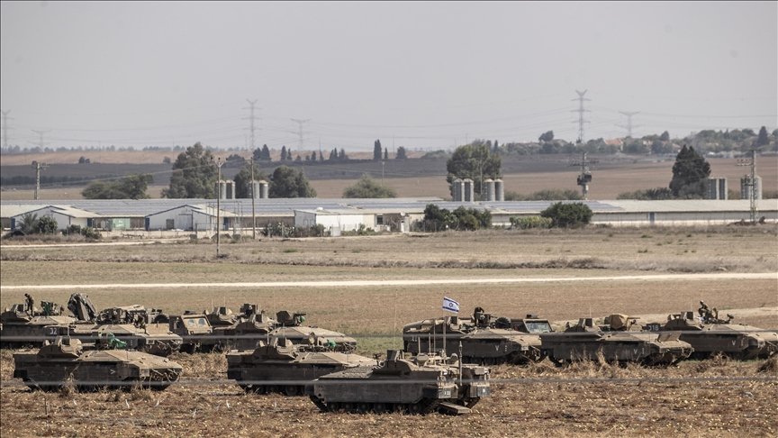 Tank Israel (Sinpo.id/Annadolu Agency)