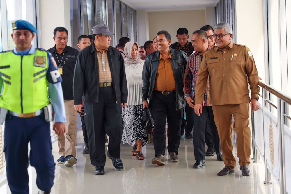 Firli Bahuri saat berada di Aceh ketika dirinya dipanggil penyidik Polda Metro Jaya (Sinpo.id/Adpim Aceh)