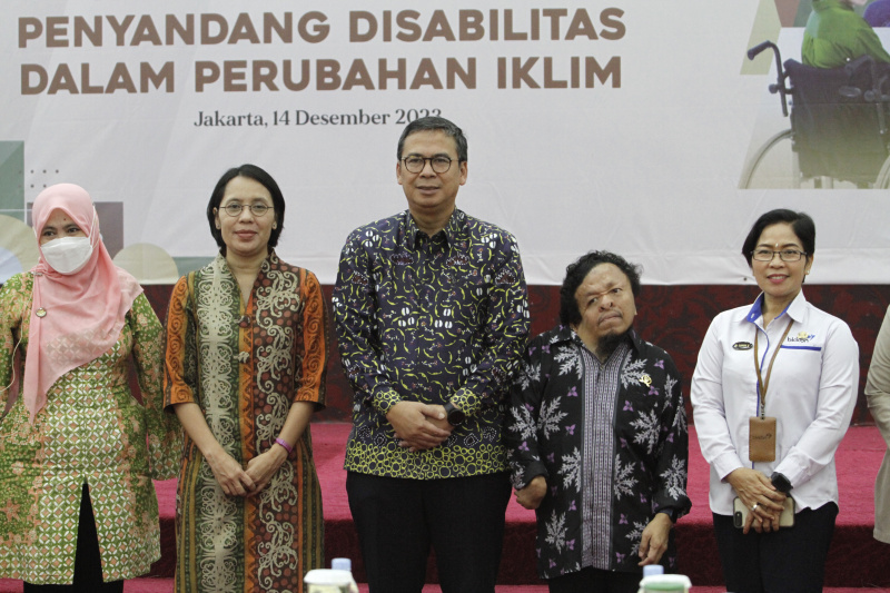 Kemenko PMK gelar talkshow Kelompok Rentan Penyandang Disabilitas dan Perubahan Iklim (Ashar/SinPo.id)