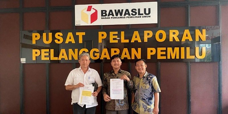 Wirakusumah beserta jajaran PHPB di kantor Bawaslu RI (Sinpo.id)