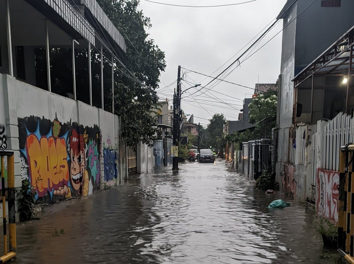 Banjir Jakarta (SinPo.id/X)