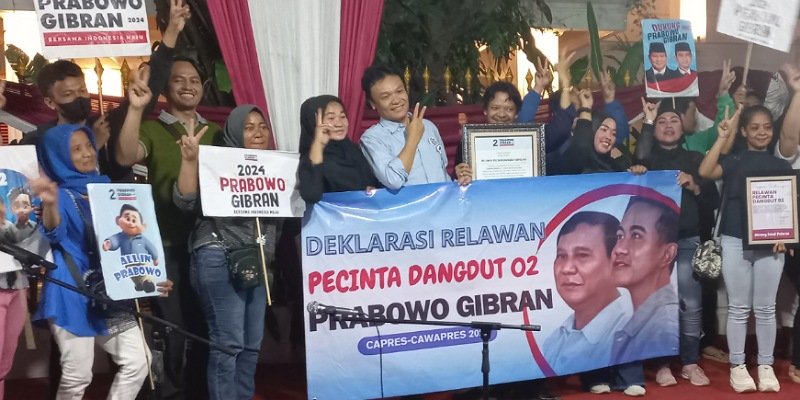 Deklarasi Relawan Pecinta Dangdut di Rumah Kertanegara 4 (Sinpo.id)