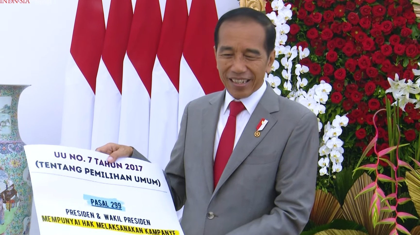 Presiden Jokowi. (SinPo.id/tangkapan layar YouTube Setpres)