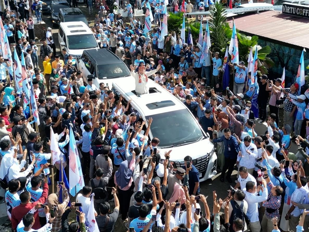 Prabowo disambut para warga di 3 Provinsi (Sinpo.id/Tim Media)