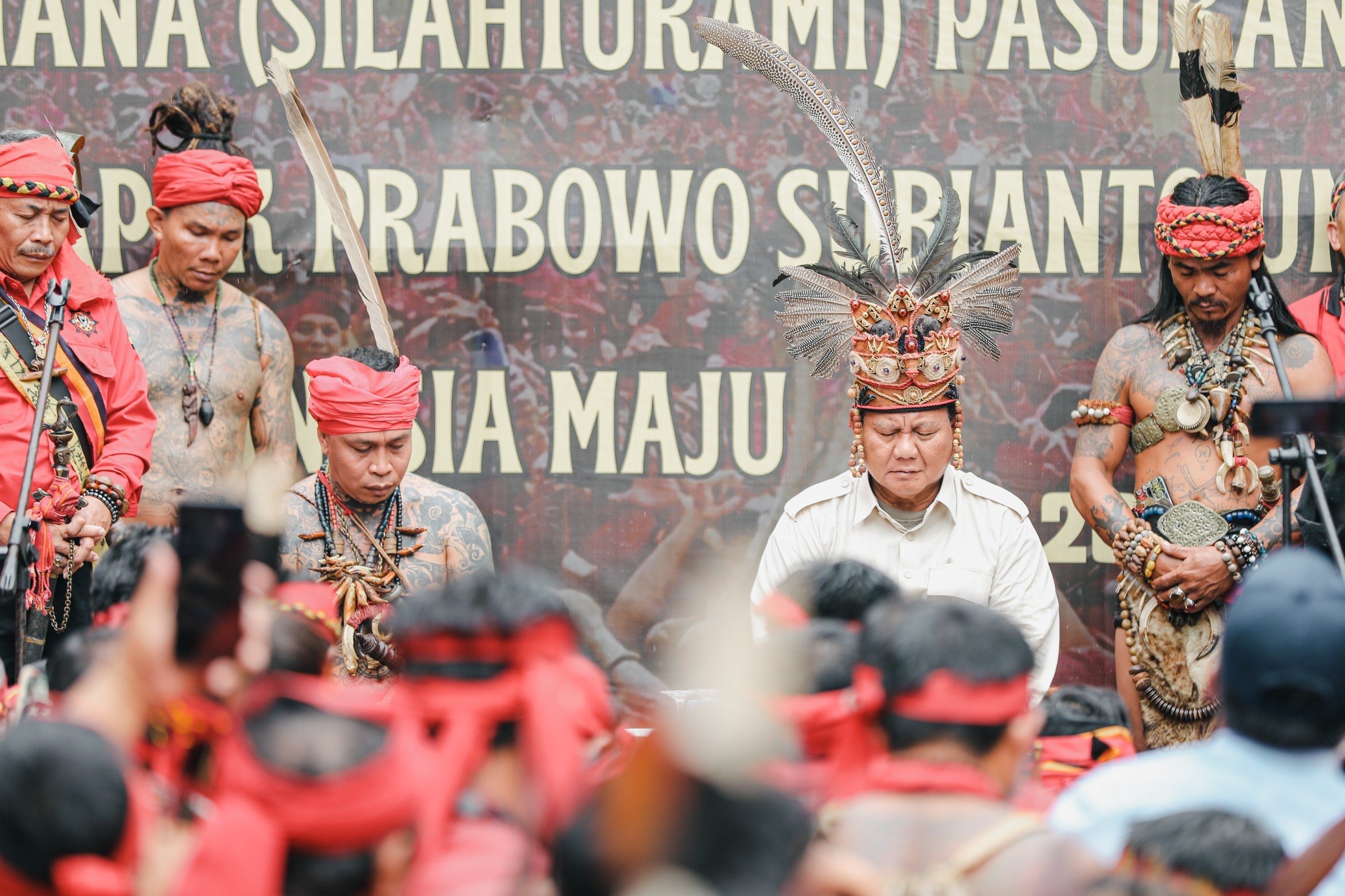 Capres nomor urut 2, Prabowo Subianto, di Pontianak, Kalimantan Barat pada Sabtu, 20 Januari 2024. (SinPo.id/Tim Media)