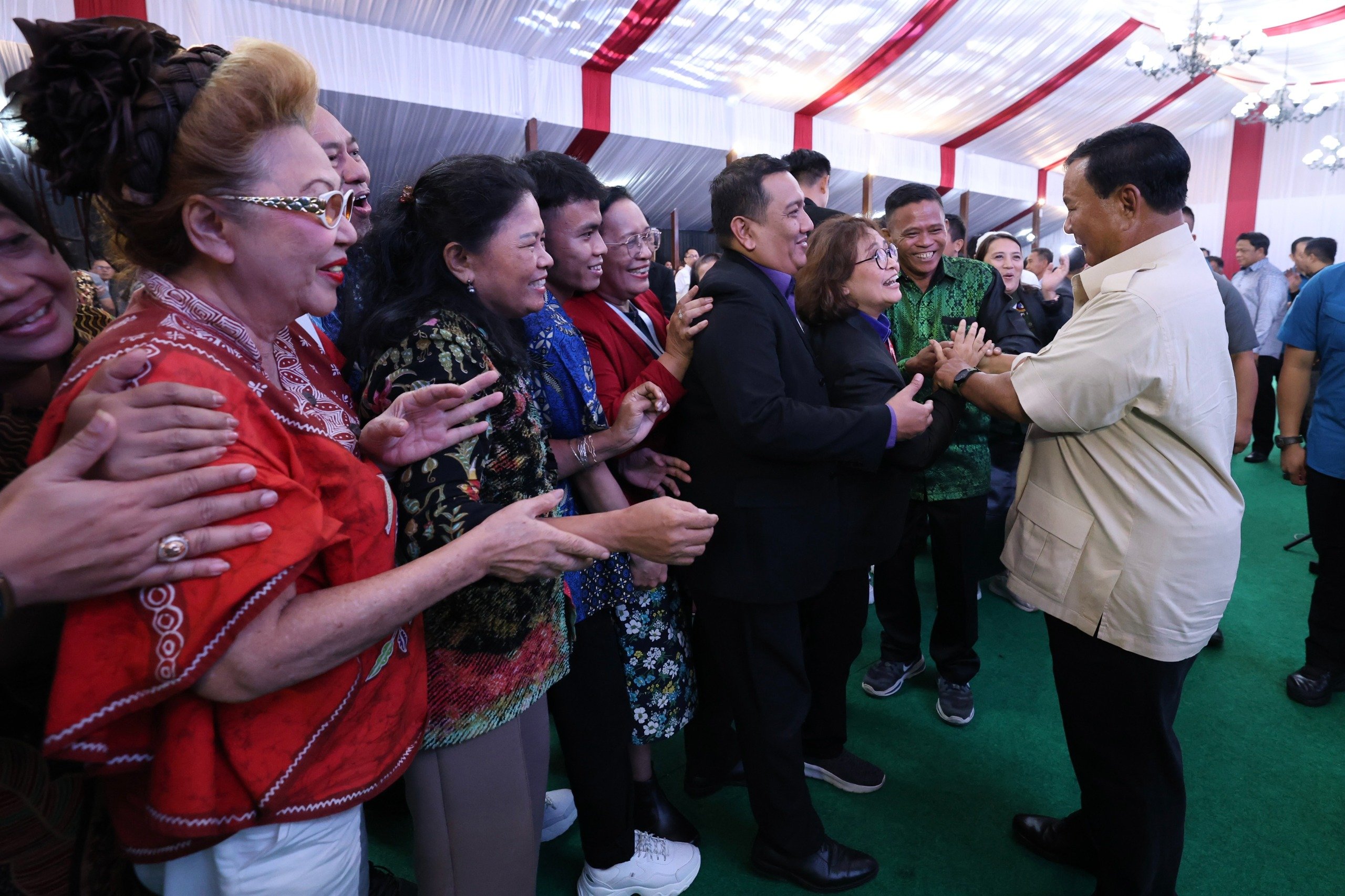 Prabowo menerima dukungan dari para pendeta PGPI (Sinpo.id/Tim Media)