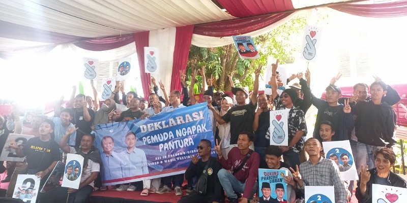 Para Pemuda Ngapak Pantura (PNP) deklarasikan dukungan untuk Prabowo-Gibran (Sinpo.id)