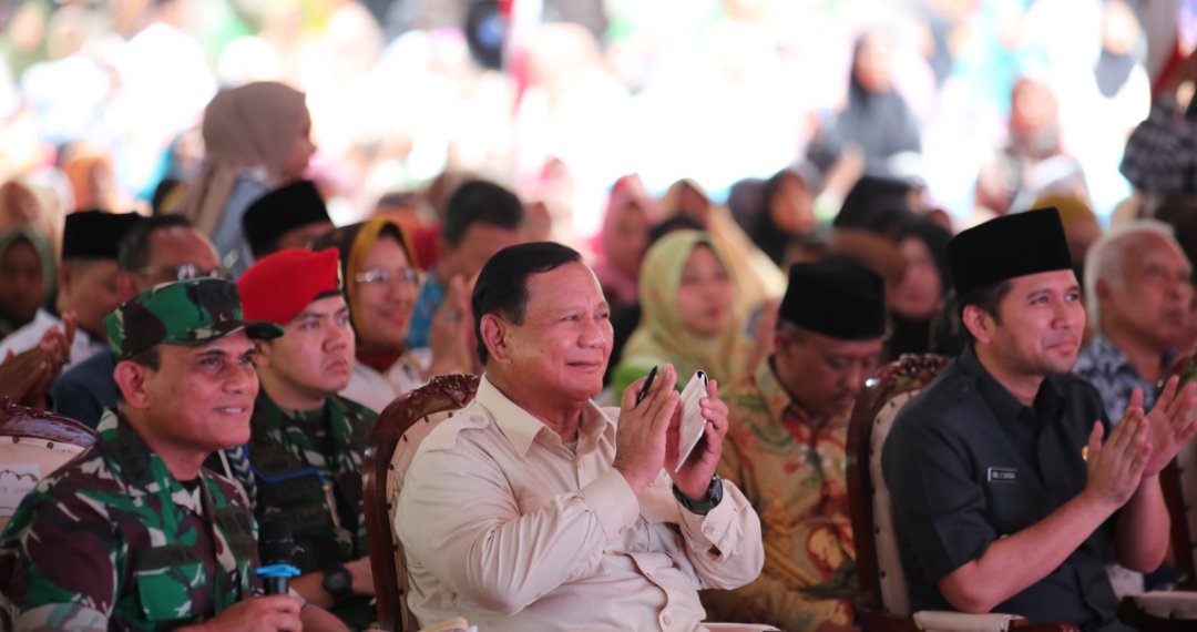 Menhan Prabowo Subianto (SinPo.id/ Tim Media)