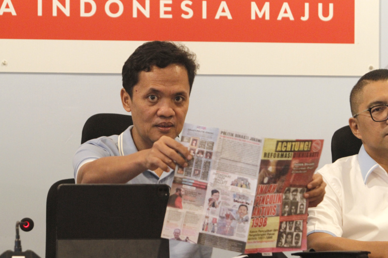 TKN Prabowo-Gibran menggelar konfrensi pers terkait ada indikasi kecurangan dan penggagalan Pemilu 2024 (Ashar/SinPo.id)