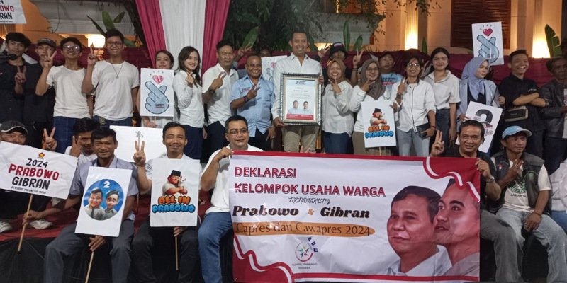 Deklarasi relawan KUW untuk Prabowo-Gibran (Sinpo.id)