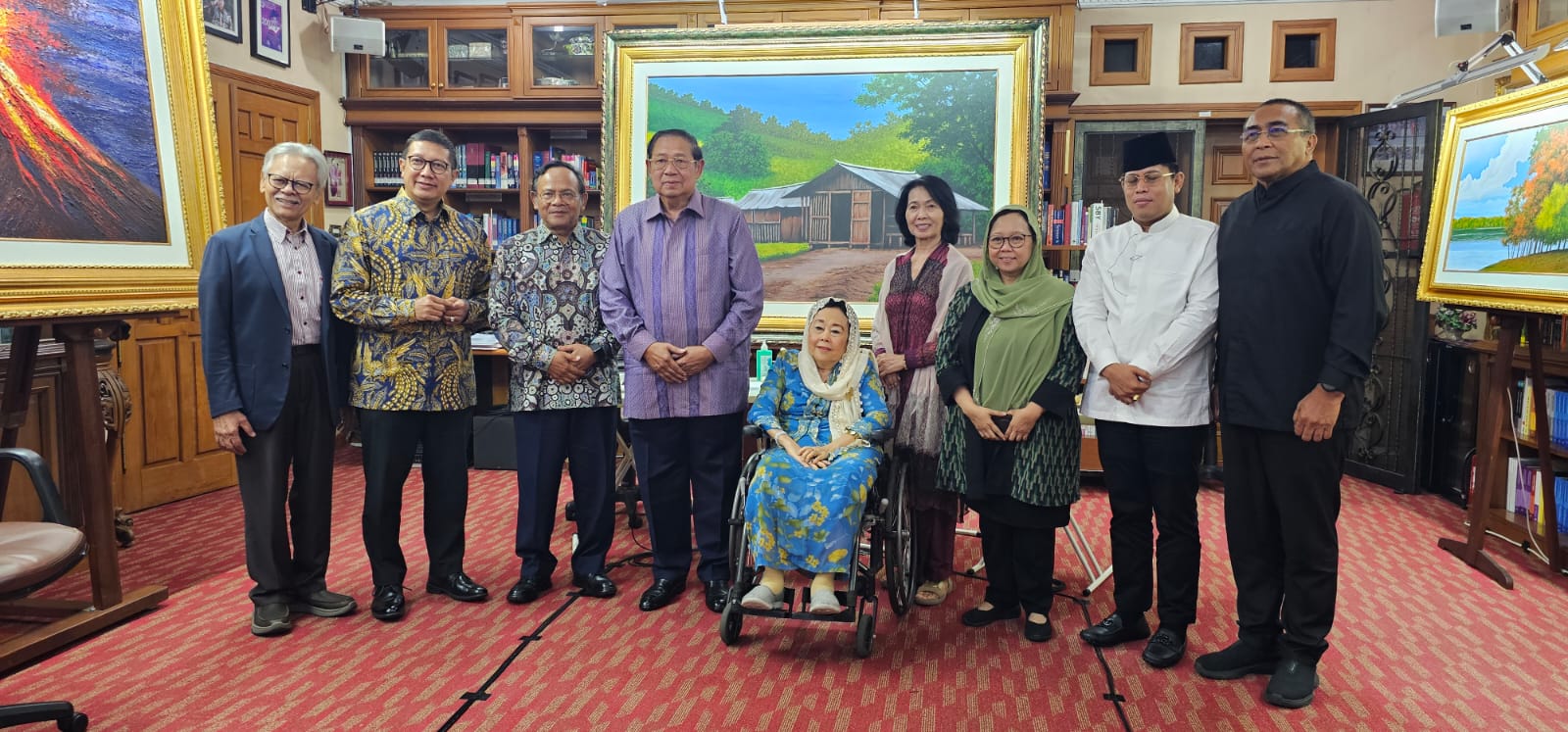 Pertemuan GNB dengan Presiden SBY di Cikeas, Minggu 14 Januari 2024 (SinPo.id/GNB dok)