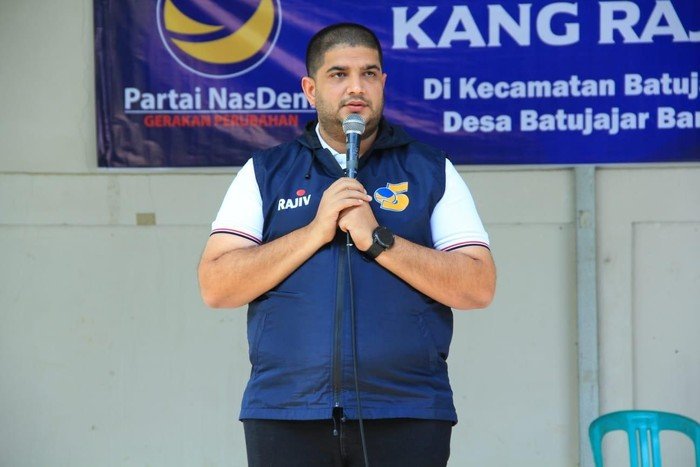 Ketua Dewan Pertimbangan Partai NasDem Jawa Barat, Rajiv. (SinPo.id/Dok. NasDem)