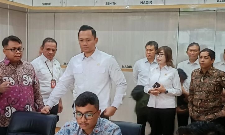 Menteri Agraria dan Tata Ruang/Badan Pertanahan Nasional (ATR/BPN), Agus Harimurti Yudhoyono (AHY). (SinPo.id/Antara)