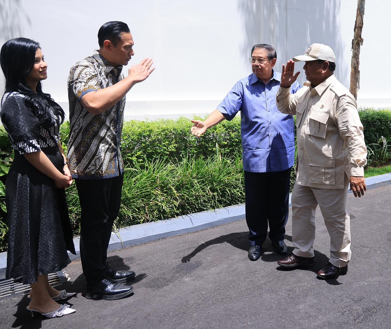 AHY: Kedatangan Prabowo Ke SBY Sebagai Gestur Positif