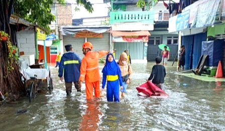 Banjir Jakarta akibat hujan (SinPo.id/BeritaJakarta)