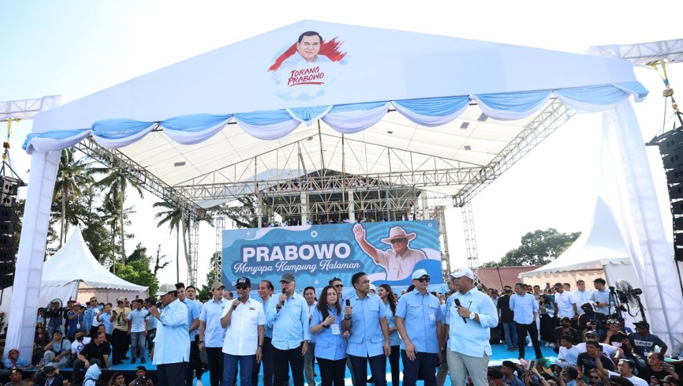 Wiranto saat hadiri kampanye Prabowo di Sulawesi Utara (SinPo.id/ Tim Media)